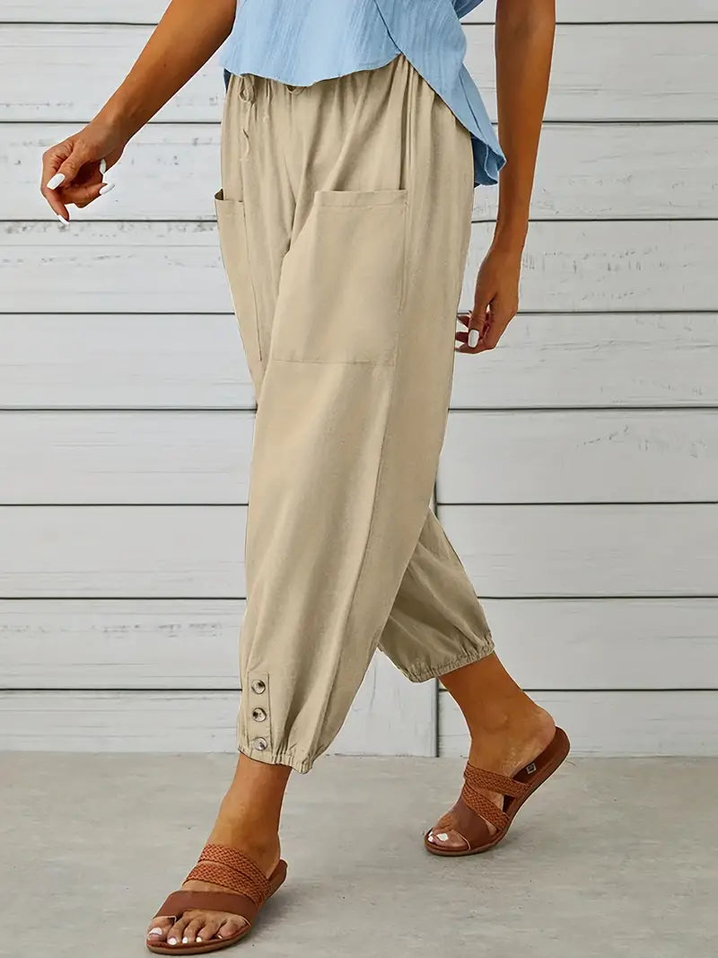 Ladies Comfort Fit Straight Leg Pants