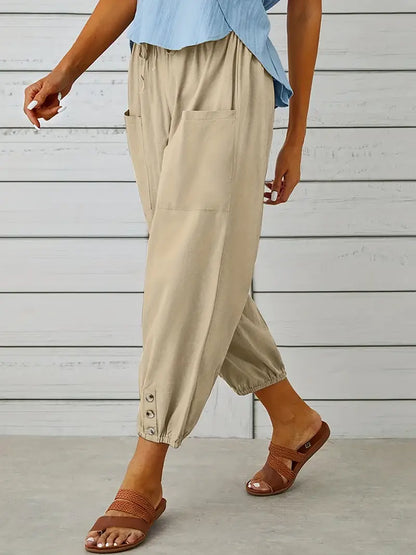 Ladies Comfort Fit Straight Leg Pants