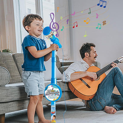 Fun Kids Sing Along Microphone with Stand
