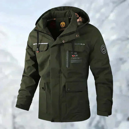 Warm Insulated Men's Down Parka Coat