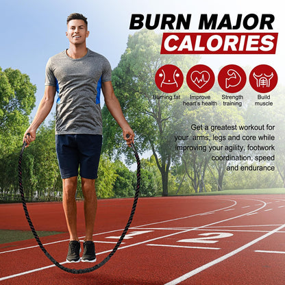 High Intensity Adjustable Jump Rope – Pro Fitness Rope