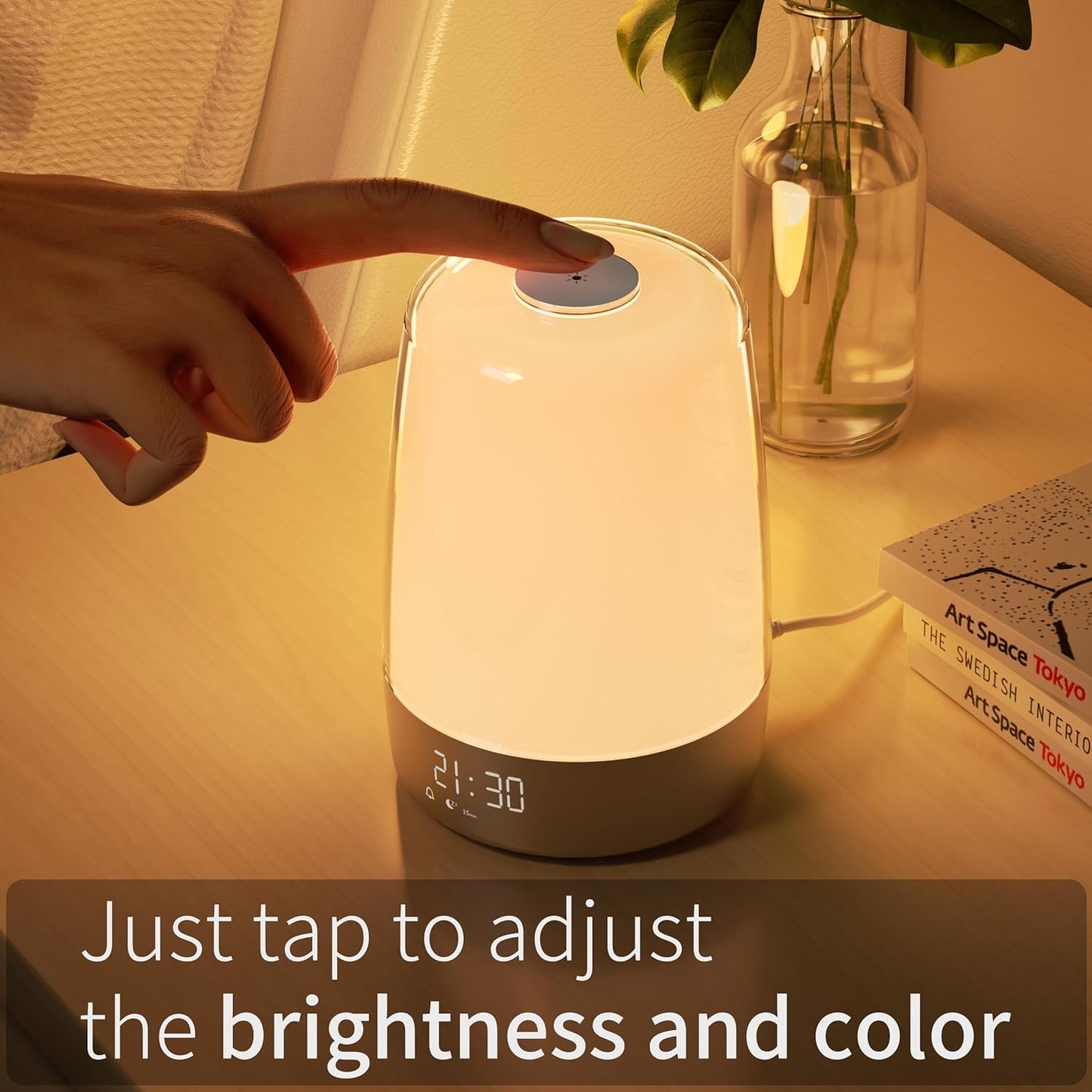 Simulated Sunrise Lamp with Soothing Sounds