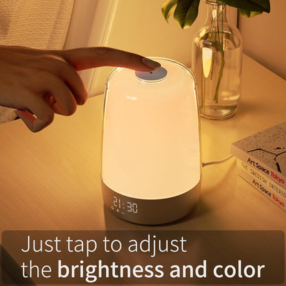 Simulated Sunrise Lamp with Soothing Sounds