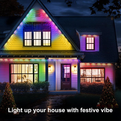 Colorful WiFi LED Lights - Remote & Voice Controlled