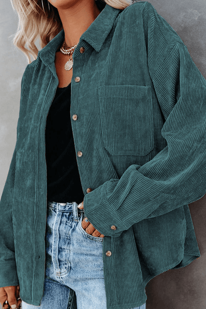 Casual Loose Fit Women's Long Sleeve Top