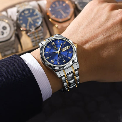 Premium Mens Water Resistant Watch with Date Display