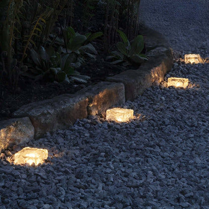 Bright Outdoor Solar LED Garden Lamp Square Shape