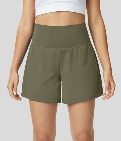 Variant image for Margarethe Yoga Shorts - 2-in-1 High Waist with Pockets, Breathable Fabric-41