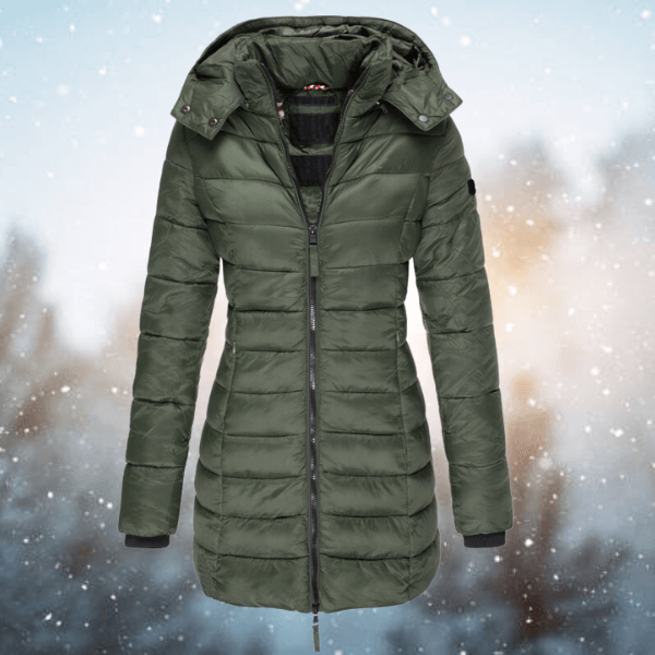 Warm Women's Down Filled Parka Coat