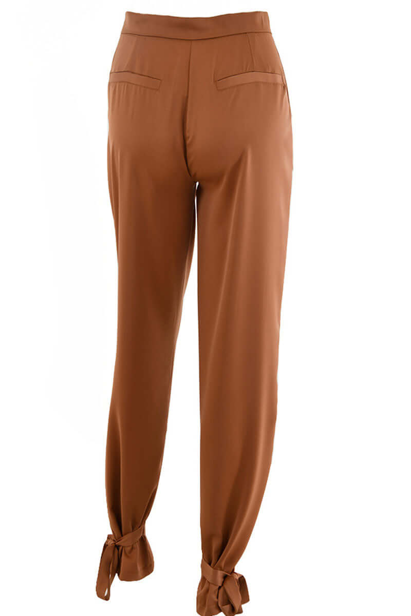 Ladies Slim Fit Ankle Tie Pants