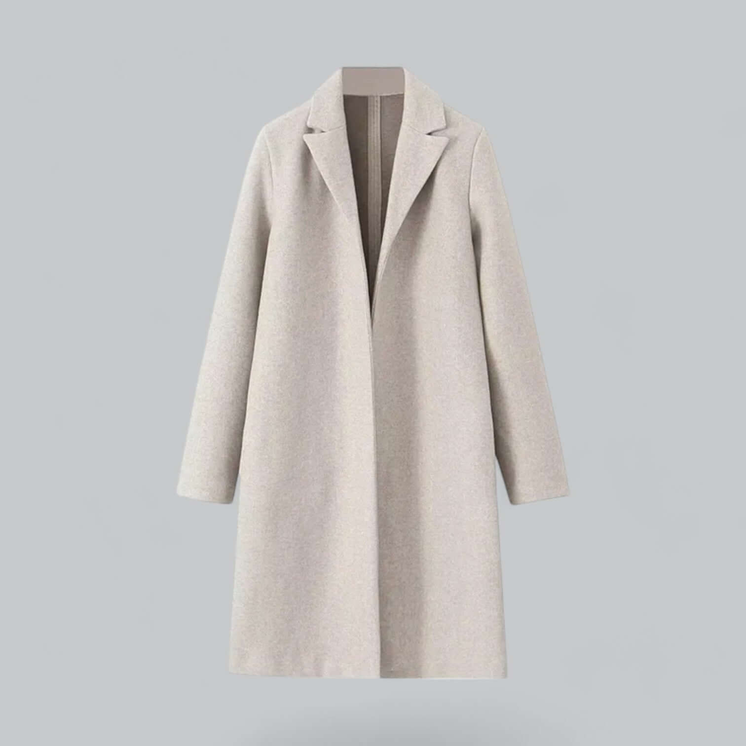 Classic Ladies Long Waterfall Coat - Luxivelle