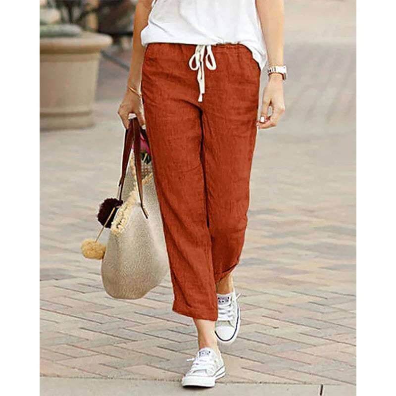 Comfortable Casual Elastic Waist Pants