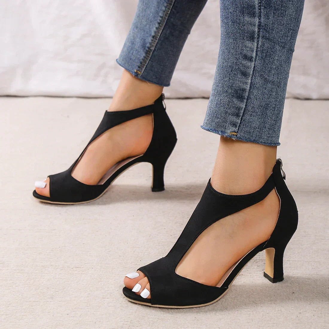 Comfortable Arch Support Heel Sandals