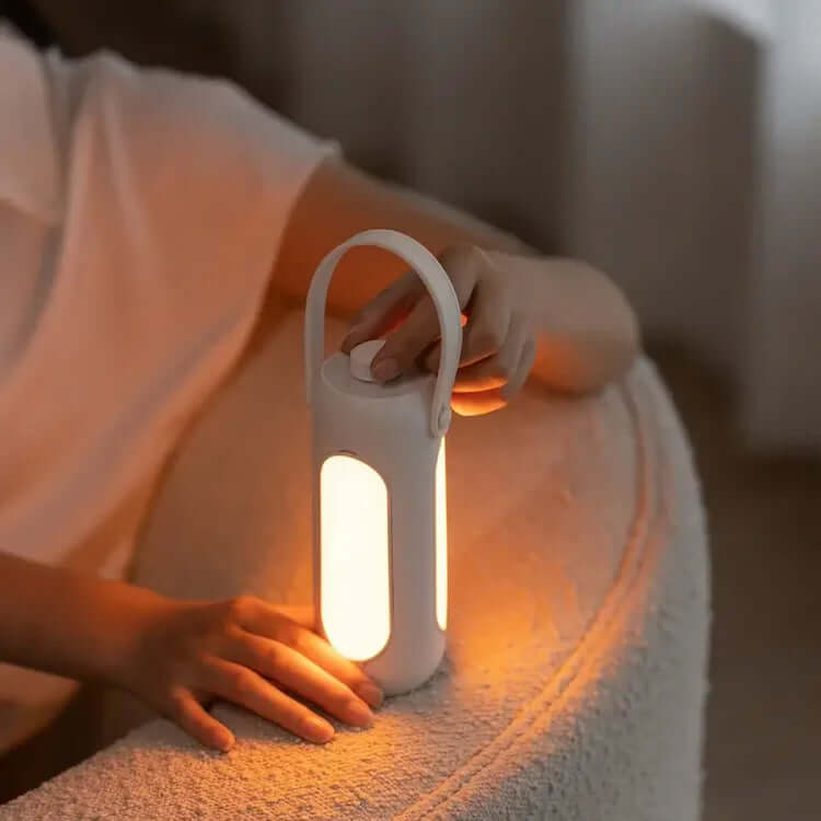 Compact LED Outdoor Lantern with Flashlight & Emergency Light