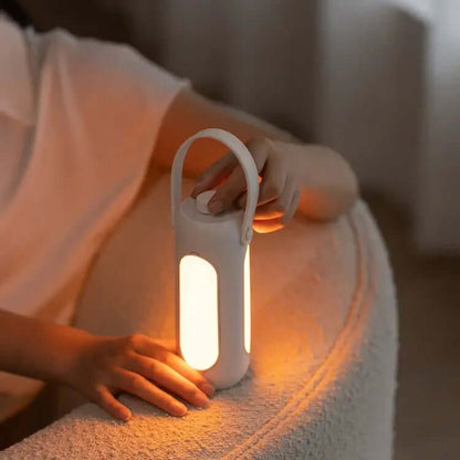 Compact LED Outdoor Lantern with Flashlight & Emergency Light