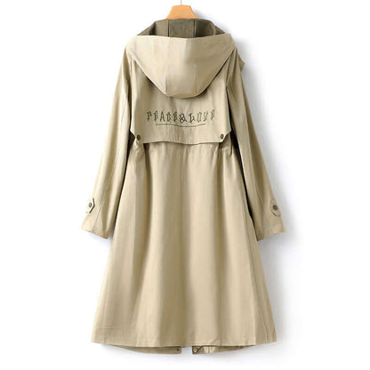 Ladies' Fit Waterproof Windbreaker Coat