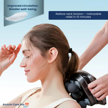 Relaxing 4-in-1 Heated Neck Massager with EMS Therapy
