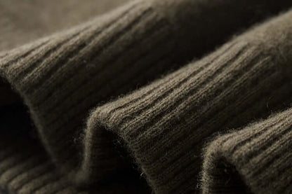 Soft Men's Wool Cardigan Sweater
