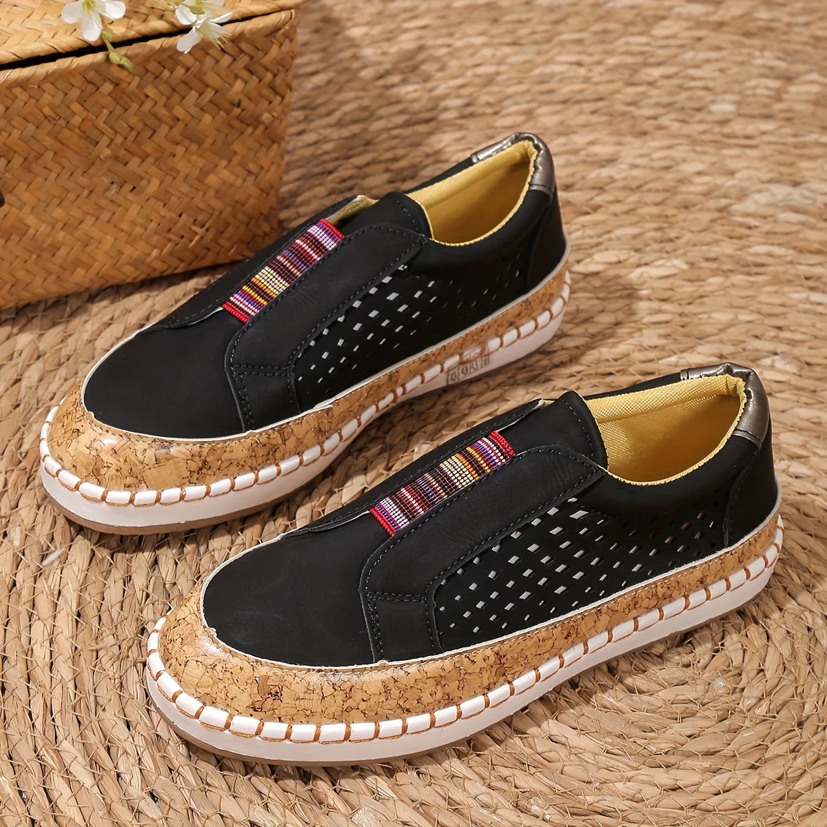 Comfortable Women's Leather Moccasin Casual Shoes - Luxivelle