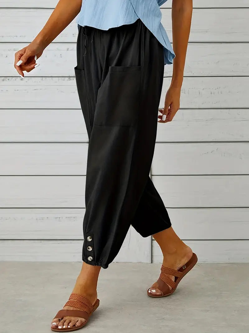 Ladies Comfort Fit Straight Leg Pants