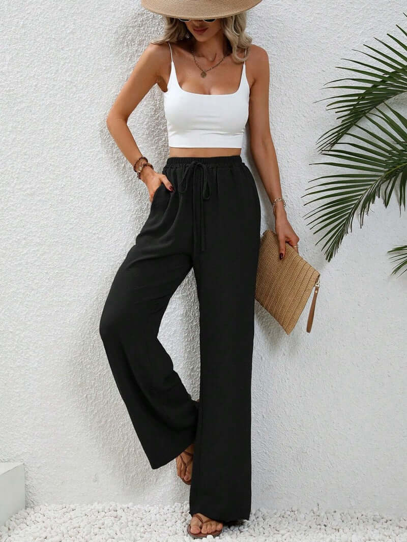 Relaxed Fit Cotton Pants