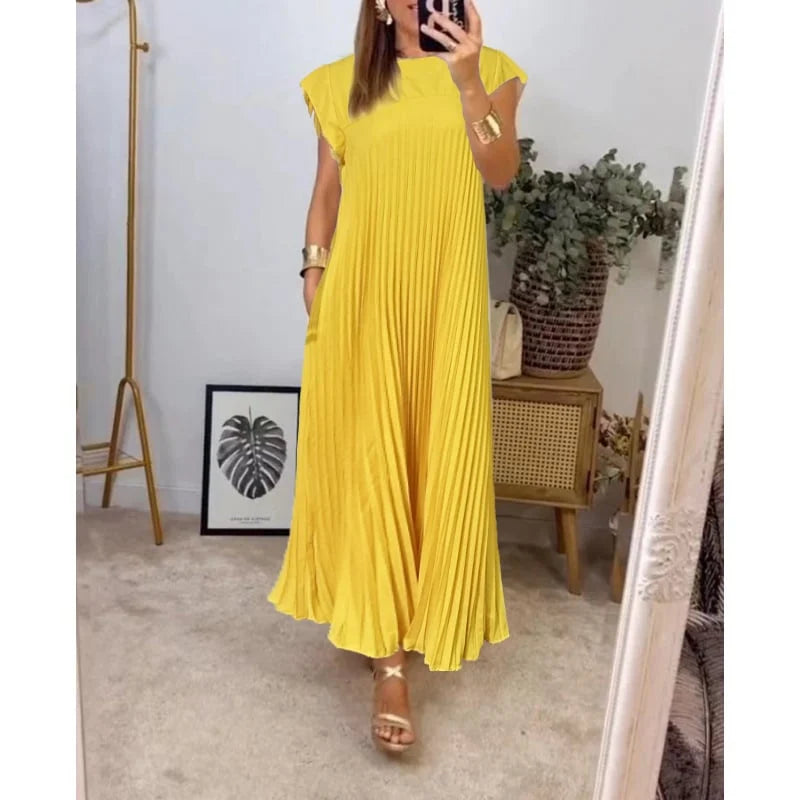 Flowy Long Sleeve Maxi Dress