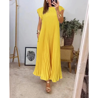 Flowy Long Sleeve Maxi Dress