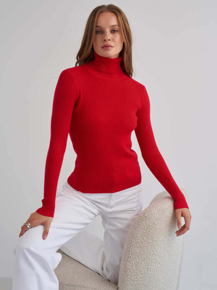 Soft Women's Crew Neck Knit Jumper Sweater