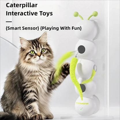 Fun Interactive Cat Wall Toy with Motion Sensor