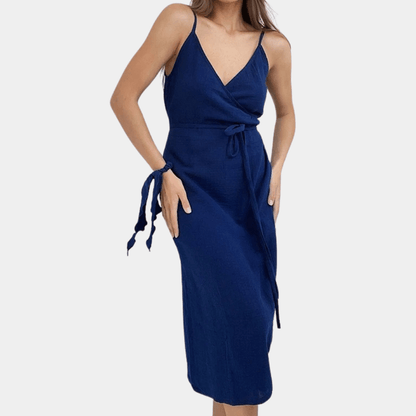 Chic Flowy Knee Length Dress - Luxivelle