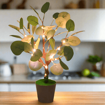 Stylish LED Table Lamp with Planter Pot