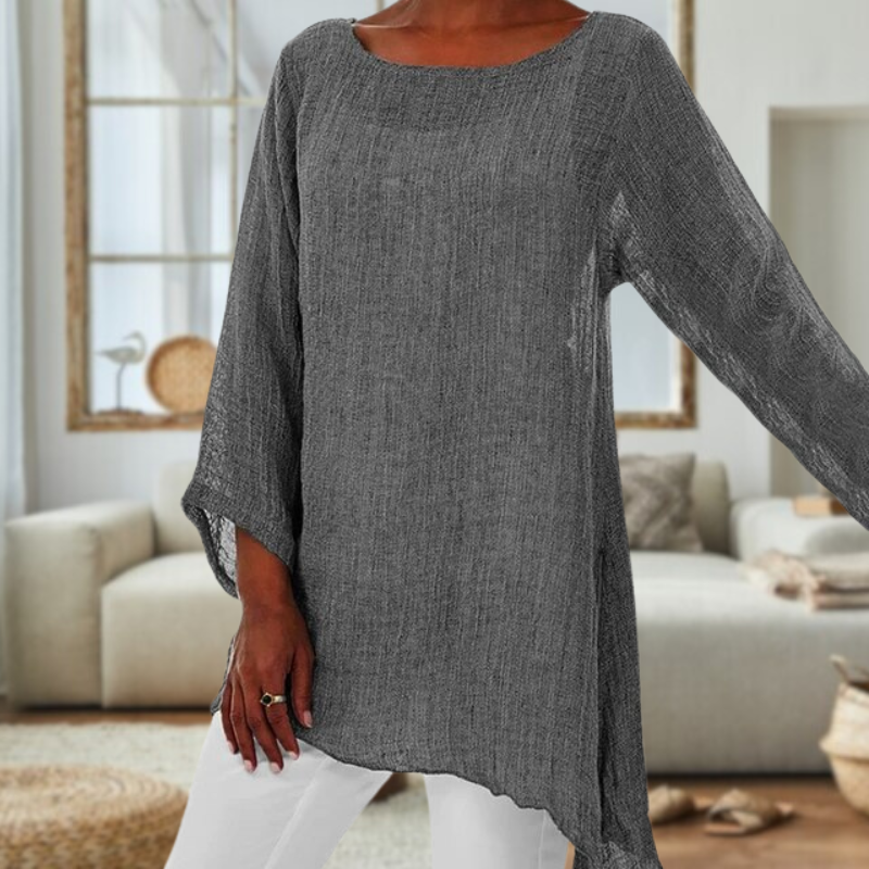 Relaxed Fit Womens Long Sleeve Shirt