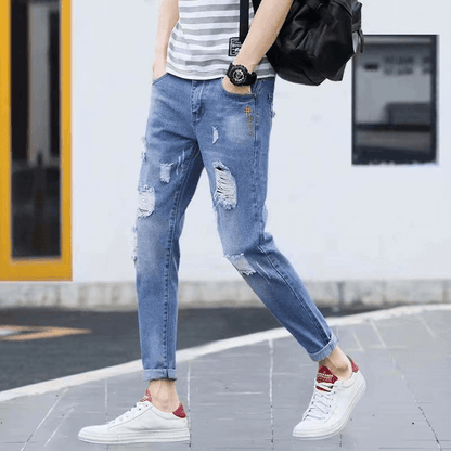 Regular Fit Straight Leg Jeans - Luxivelle