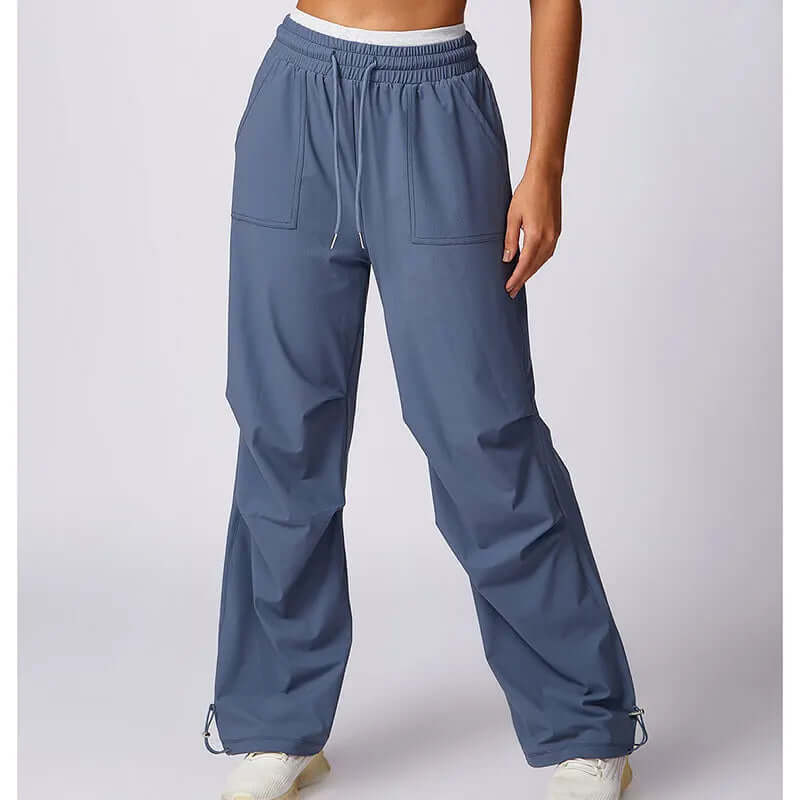 Comfortable Women's Loose Fit Elastic Waist Trousers