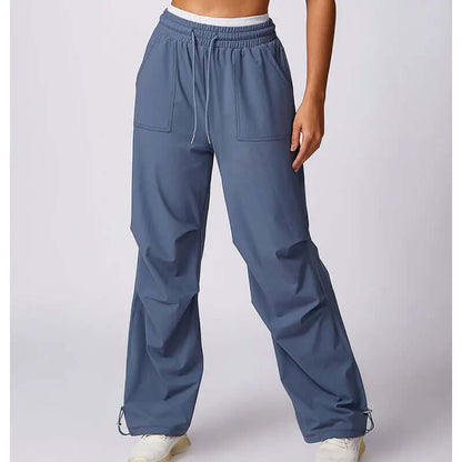 Comfortable Women's Loose Fit Elastic Waist Trousers