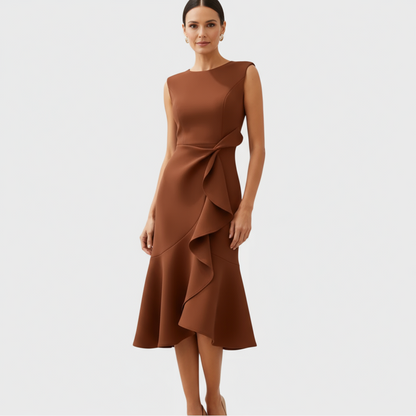 Elegant Flowy Midi Dress