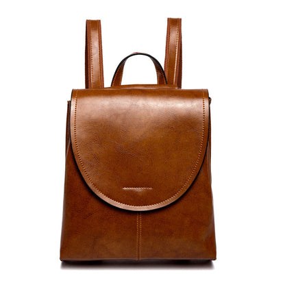 Fashionable Leather Rucksack for Women