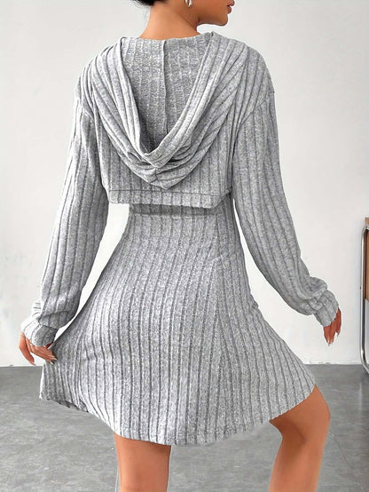 Sleeveless Textured Fit Dress
