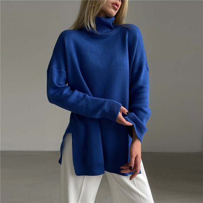 Ladies' Crew Neck Knit Sweater