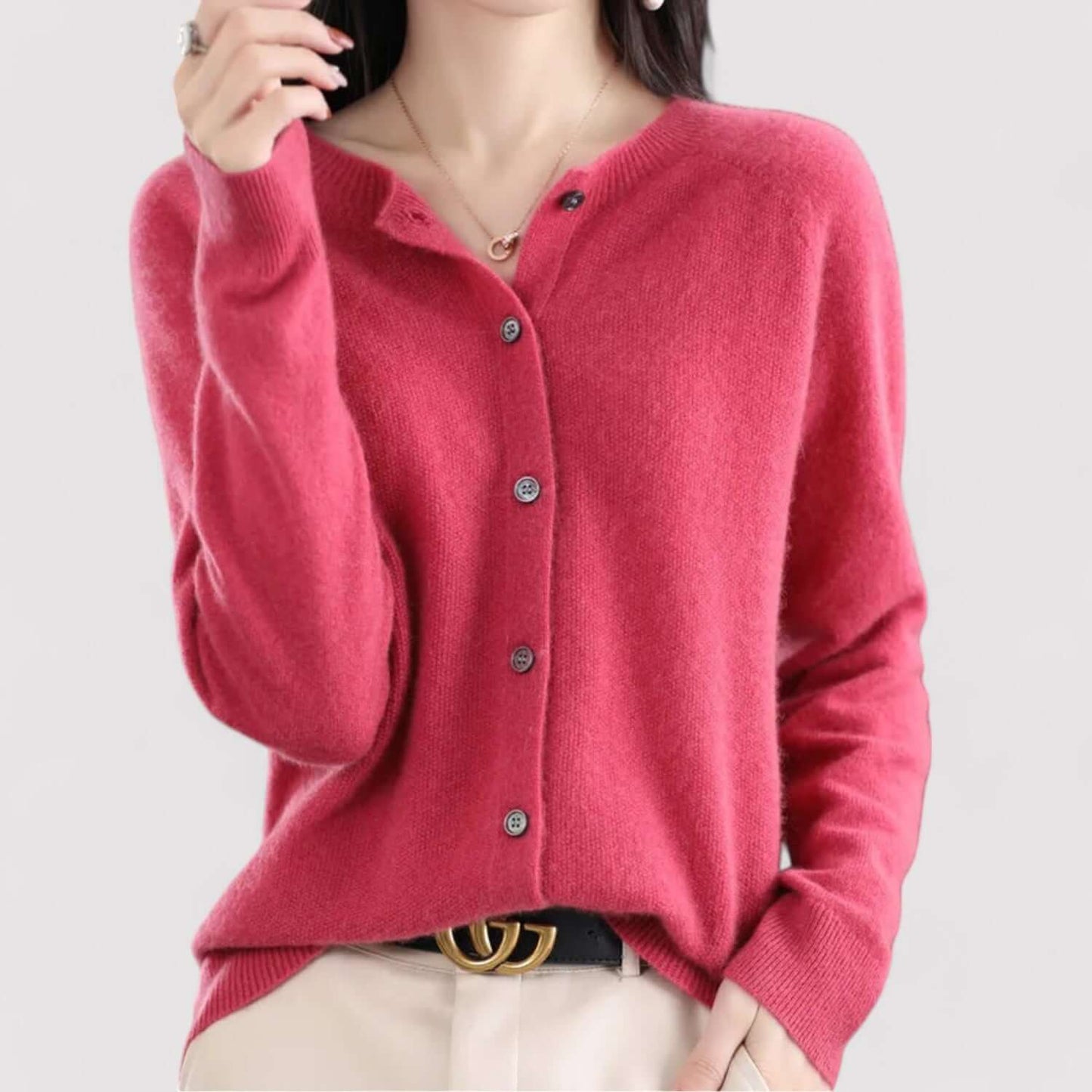 Soft Women's Wool Blend Open Front Cardigan - Luxivelle