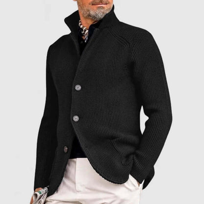 Cozy Mens Crew Neck Sweater with Pockets - Luxivelle