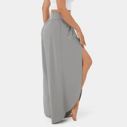 Comfortable High Waist Wide Leg Trousers
