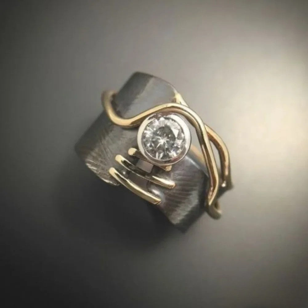 Vintage Style Sterling Silver Ring - Luxivelle