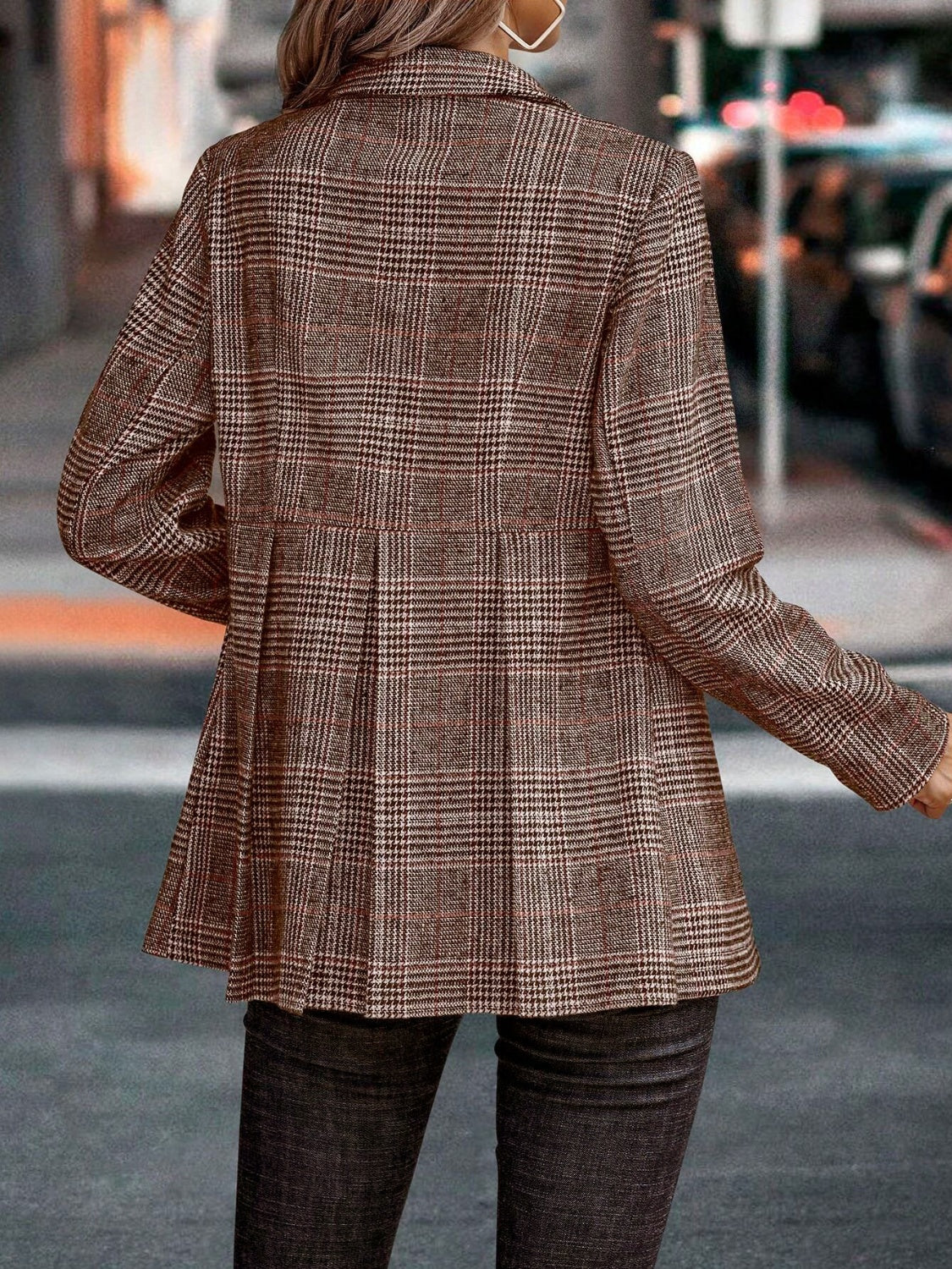 Katie | Informal plaid blazer
