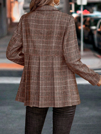 Katie | Informal plaid blazer