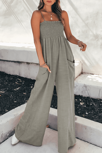 Loose Fit Tank Style Jumpsuit