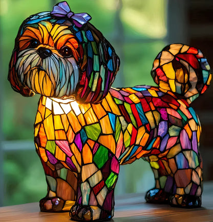 Pet Memorial Dog Night Light Lamp