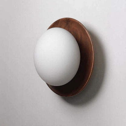 Simple Wooden LED Wall Light