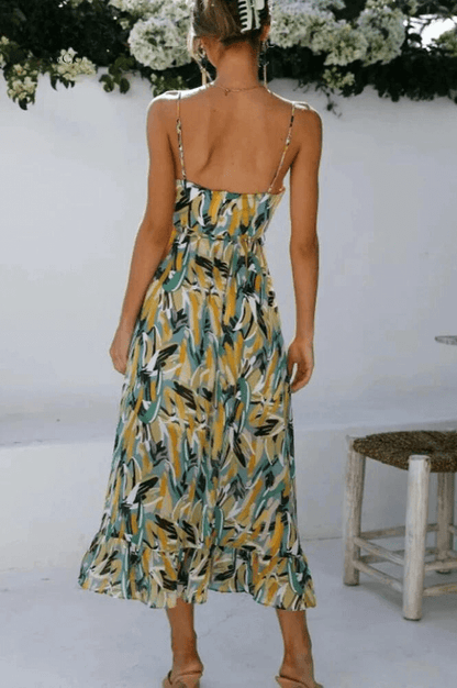 Vibrant Garden Party Dress