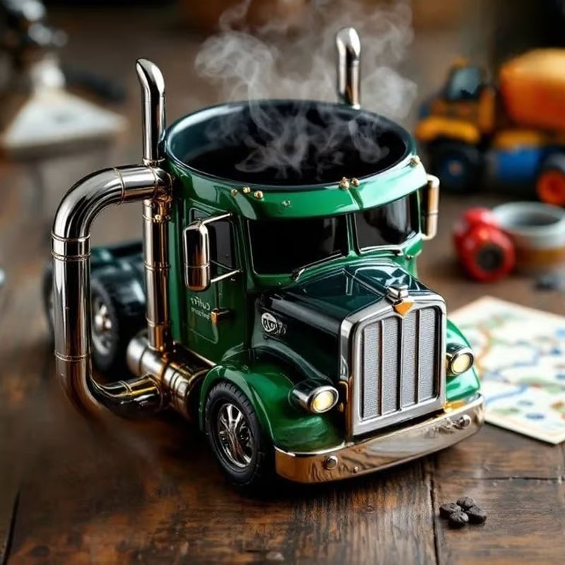 Premium Ceramic Truck Coffee Mug